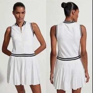 Varley Elgan White Tennis Mini Dress Sz. S